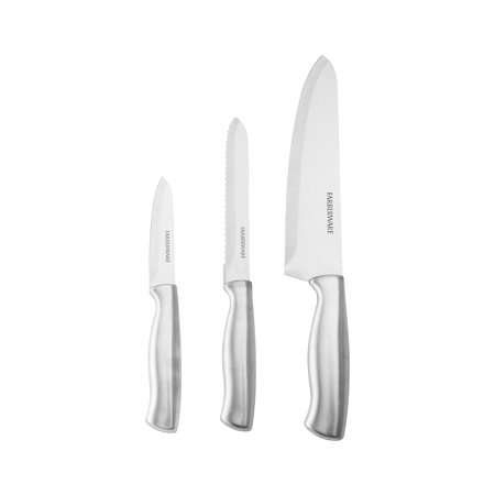 Farberware Classic Stainless Steel 3-piece Chef Set, Stainless Steel
