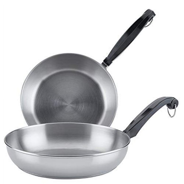 Farberware Classic Stainless Steel Frying Pan Set / Fry Pan Set