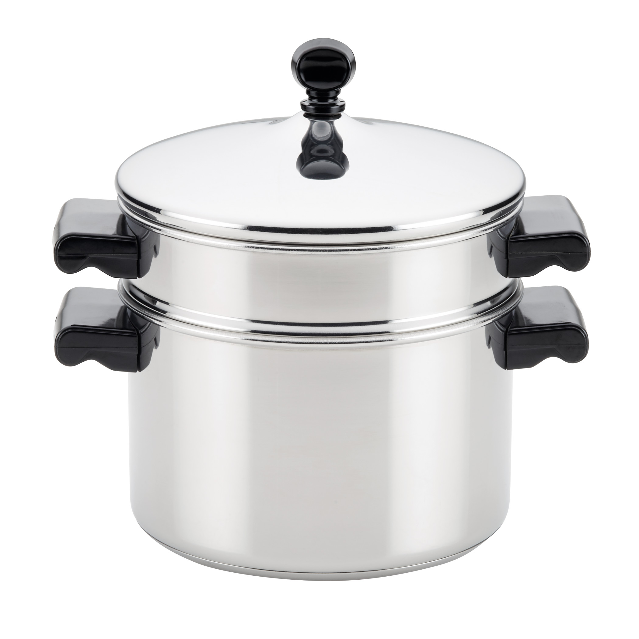 Farberware Classic Stainless Steel Stack 'n' Steam Saucepot and Steamer, 3-Quart - image 1 of 3