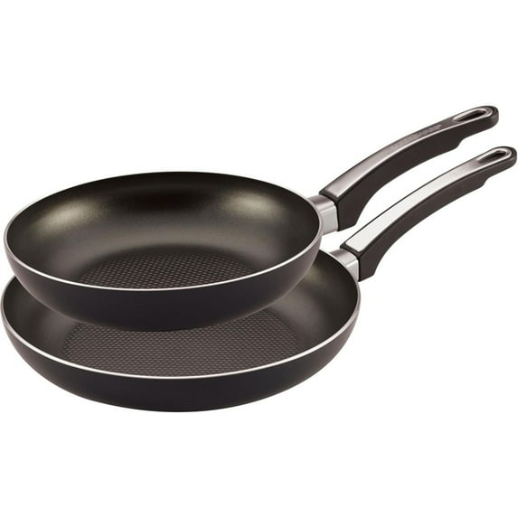 Farberware Commercial Cookware Twin Pack: 8.25-Inch & 10-Inch Open Skillets