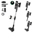 thumbnail image 1 of Farberware Cordless Platinum Stick Vacuum Cleaner, Smart Sensor Technology for Carpet and Hard Floors, Bendable Design, Converts to Handheld Vacuum, 1 of 6