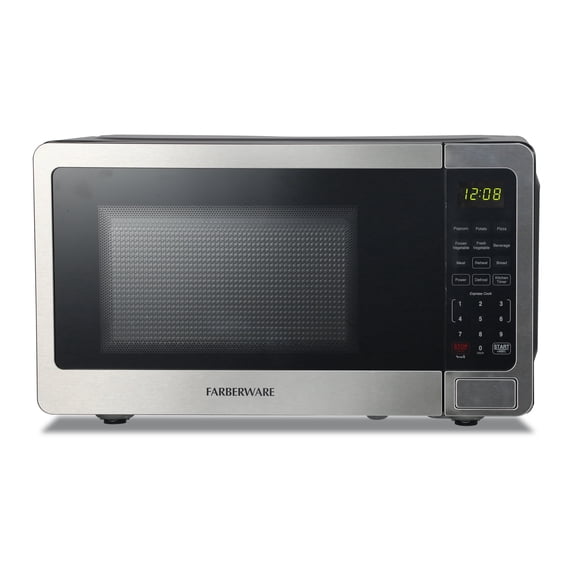 Farberware Countertop 0.7 cu. ft. Microwave, Stainless Steel