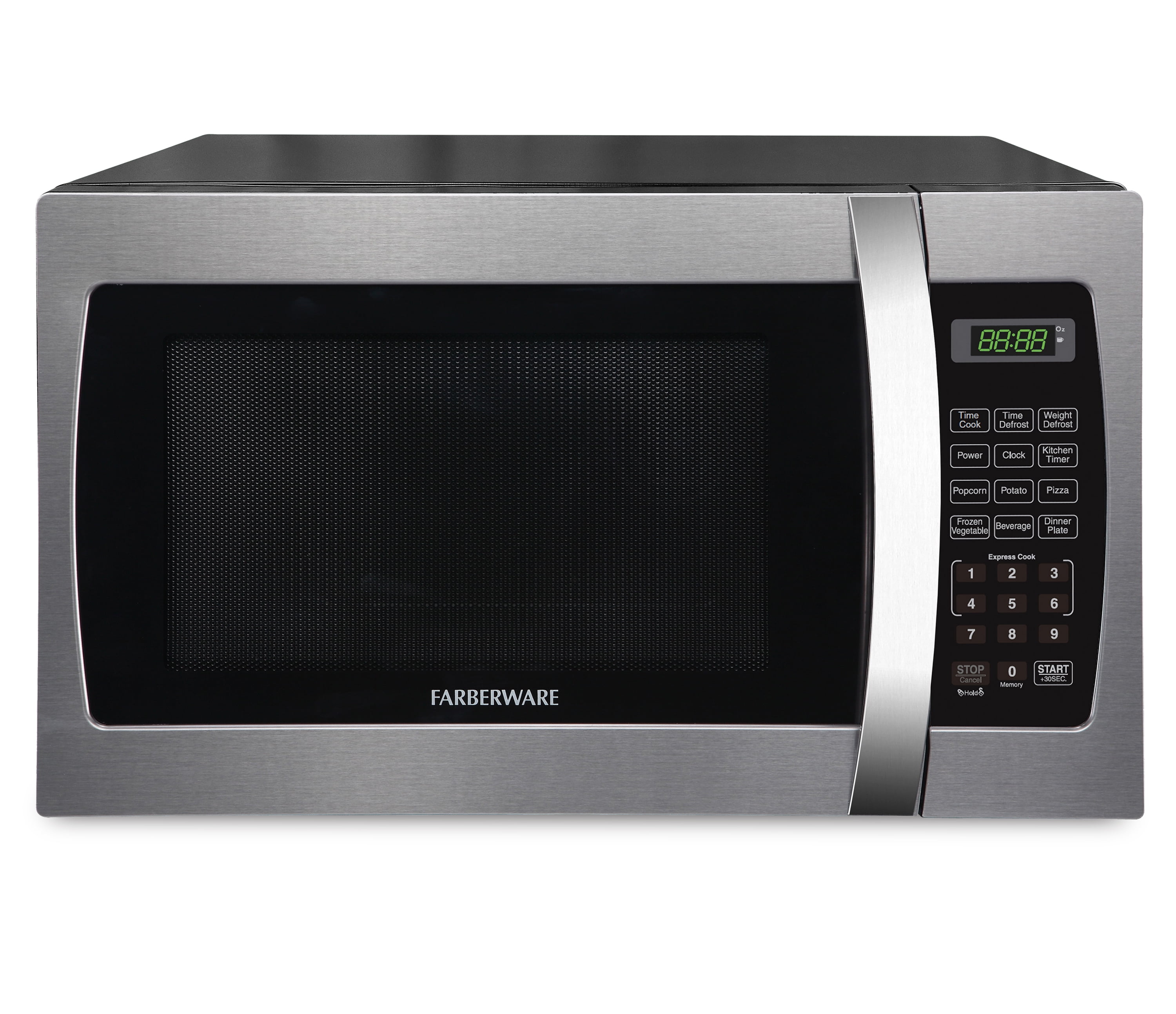 Farberware Countertop Microwave 700 Watts, 0.7 Cu. Ft. - Microwave Oven  With LED Lighting and Child Lock - Perfect for Apartments and Dorms - Easy