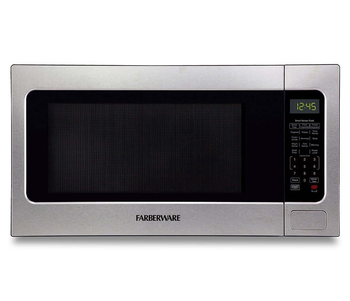 Walmart Black Friday Deals 2025 Farberware 2.2 cu ft Microwave Oven - 1100W, Smart Sensor, LED Light, Child Lock