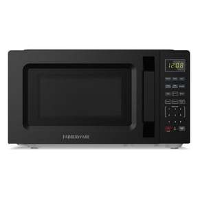 Farberware Countertop Microwave Oven, 0.7 cu ft, 700 W, Auto-Cook Menu, Black