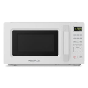 Farberware Countertop Microwave Oven, 0.7 cu ft, 700 W, Auto-Cook Functions, White