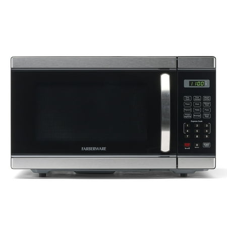 Farberware - Professional 1.1 Cu. Ft. Countertop Microwave with Defrost