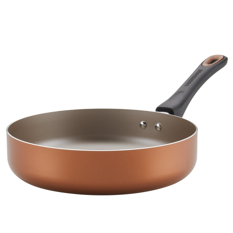 Farberware 12 Inch Performance Nonstick Deep Frying Pan Fry Pan Copper Walmart