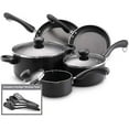 thumbnail image 1 of Farberware Dishwasher Safe Non-Stick 12-Piece Cookware Set, 1 of 5