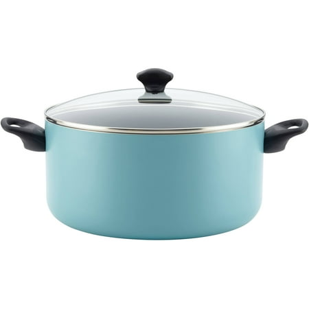 Farberware Dishwasher-Safe Nonstick Aluminum Covered Stockpot, 10.5-Quart