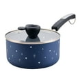 thumbnail image 1 of Farberware Disney Bon Voyage 2 Quart Ceramic Nonstick Saucepan with Lid, Dishwasher Safe, Blue, 1 of 15