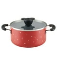 thumbnail image 1 of Farberware Disney Bon Voyage 3 Quart Ceramic Nonstick Saucepot with Lid, Dishwasher Safe, Red, 1 of 14