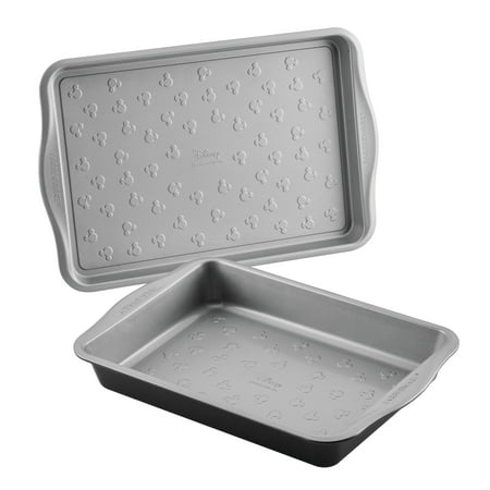 Farberware Disney Bake with Mickey Mouse 2-Piece Bakeware Set, Black