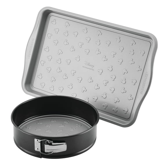 Farberware Disney Bake with Mickey Mouse 2 Piece Springform & Cookie Pan Set