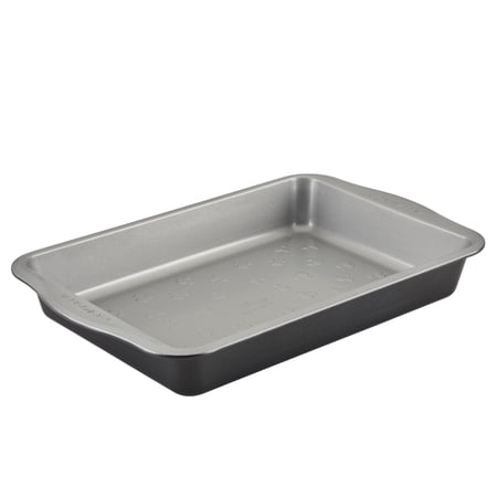 Farberware Disney Bake with Mickey Mouse 9x13 Inch Nonstick Cake Pan, Dishwasher Safe and Oven Safe to 450°F, Black