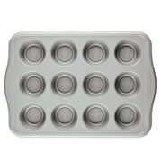 Farberware Disney Bake with Mickey Mouse 12 Cup Nonstick Muffin Pan / Cupcake Pan, Dishwasher Safe and Oven Safe to 450°F, Black