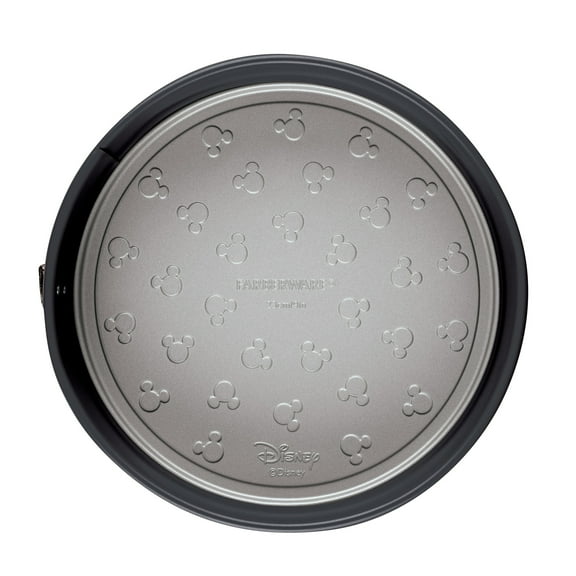Farberware Disney Bake with Mickey Mouse 9 Inch Nonstick Round Springform Pan, Dishwasher Safe and Oven Safe to 450F, Black