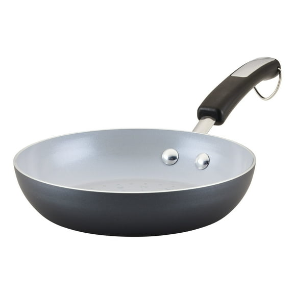 Farberware Disney Monochrome 8 Inch Ceramic Nonstick Fry Pan, Dishwasher Safe, Black