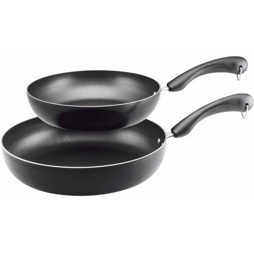 Farberware Easy Clean Aluminum 10.5" & 12" Dishwasher-Safe Non-Stick Skillets, 2 Piece
