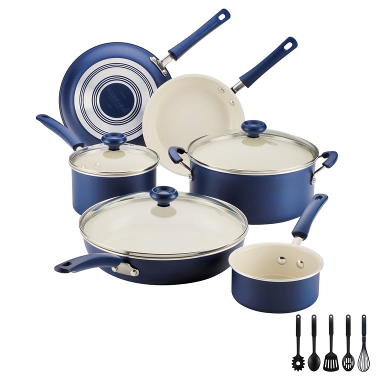 Free Shipping! Farberware 14-Piece Ceramic Nonstick Cookware Set