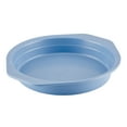thumbnail image 1 of Farberware Easy Solutions 9 Inch Nonstick Round Cake Pan Features Easy Guide Markings, Dishwasher Safe and Oven Safe to 450°F, Blue, 1 of 4