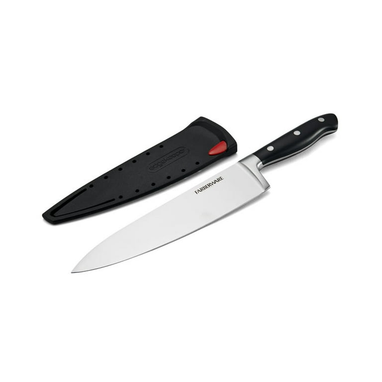 Farberware EdgeKeeper 8-inch Forged Triple Riveted Chef Knife with