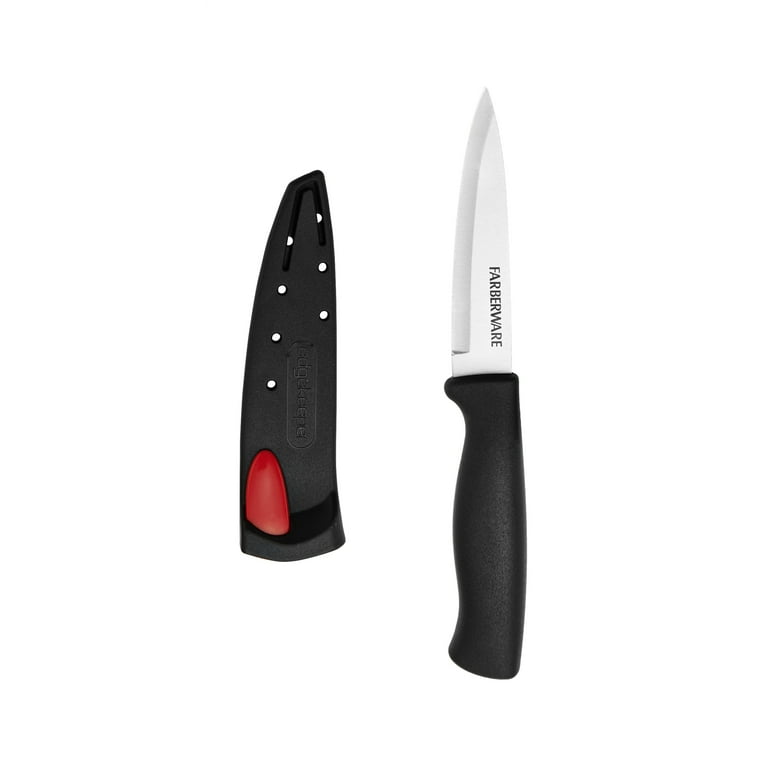 Farberware Edgekeeper 3.5-inch Paring Knife, Self-Sharpening Sheath 