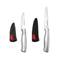 thumbnail image 1 of Farberware Edgekeeper 4-piece Stainless Steel Utility Knife Set with Self-Sharpening Sleeve, 1 of 9