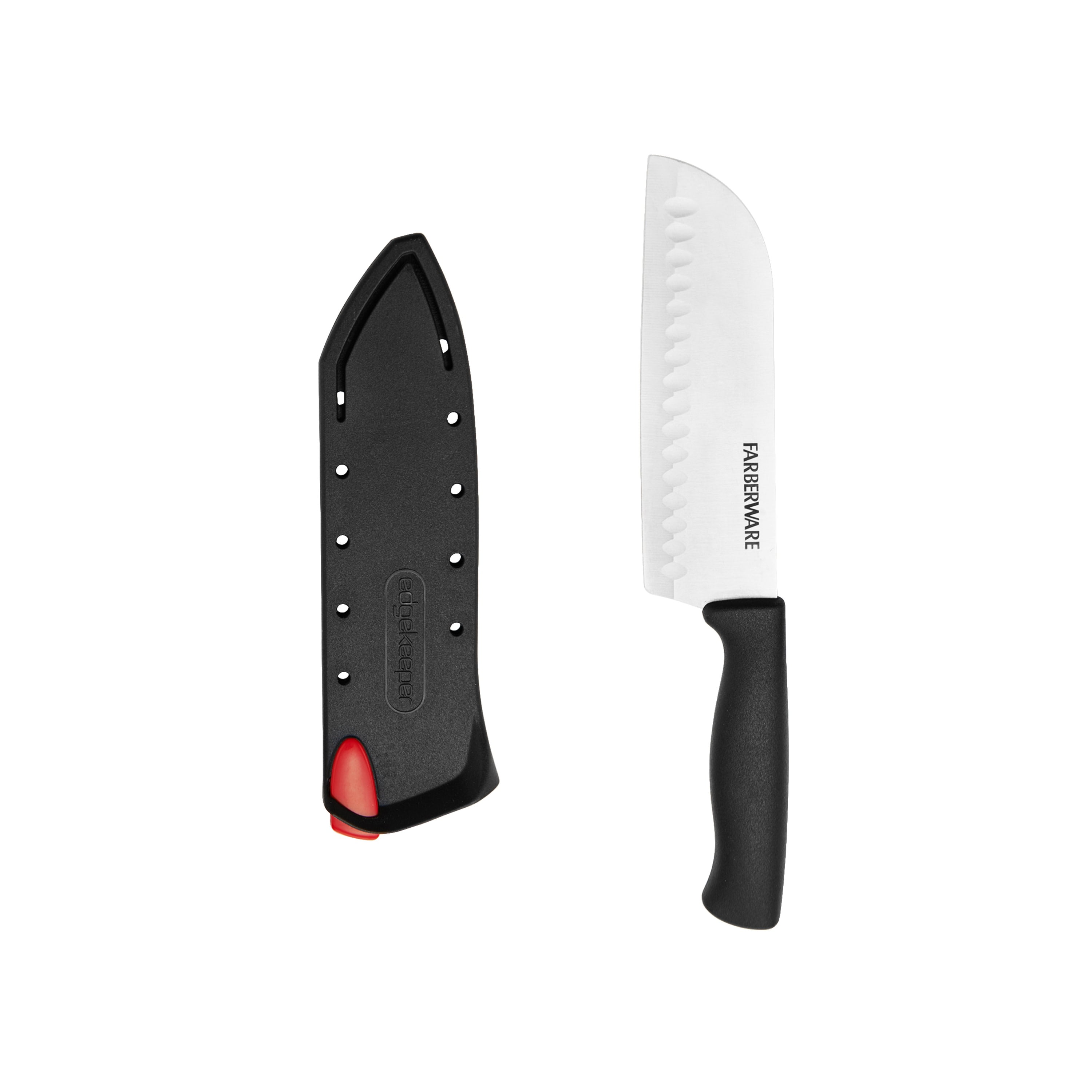 Pampered Chef Color Coated Santoku Knife, 5-Inch Blade #100840