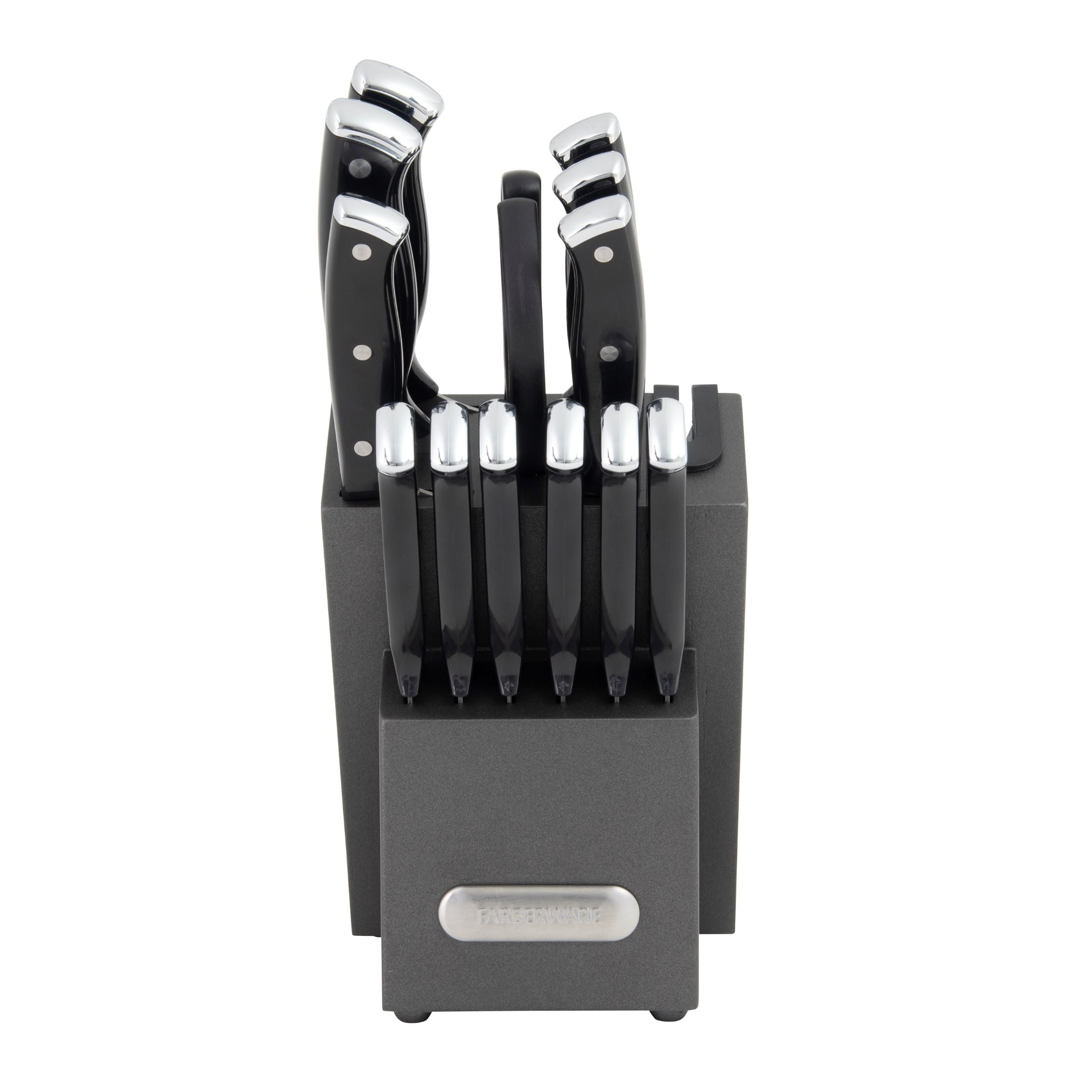Farberware Farberware Edgekeeper 14-Piece Triple Rivet Knife Block Set with Built-In Sharpener