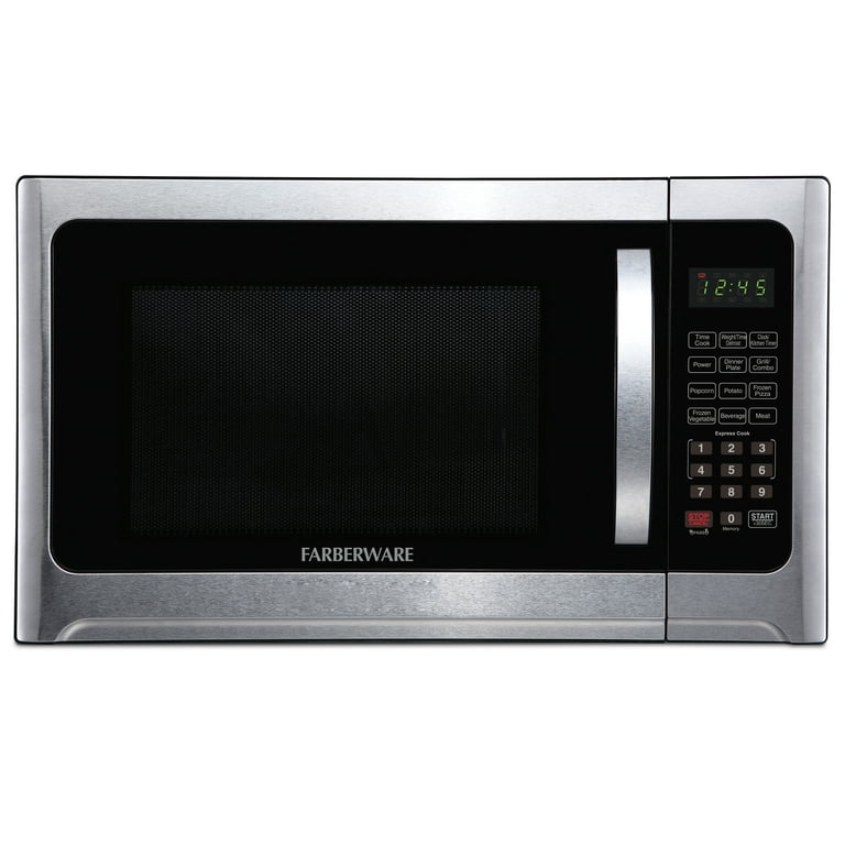 Farberware 1100-Watt Microwave Oven with Grill - Black / Stainless Steel,  1.2 cu ft - Fred Meyer