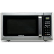 Farberware 1.3 cu ft Microwave Oven, 1100W Countertop Microwave Oven with Smart Sensor, Stainless Steel