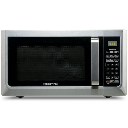 Farberware FMG13SS 1.3 Microwave Oven w LED Light/SENSOR 1100 Watts Stainless