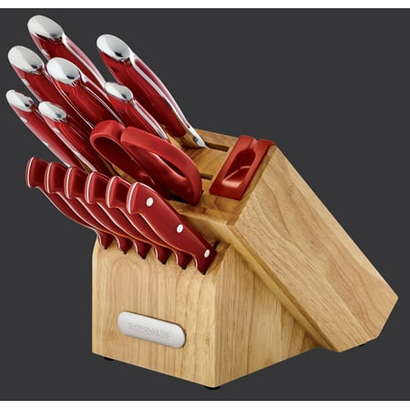 Farberware FW 15PC FORGED TR CUTLERY SET RED