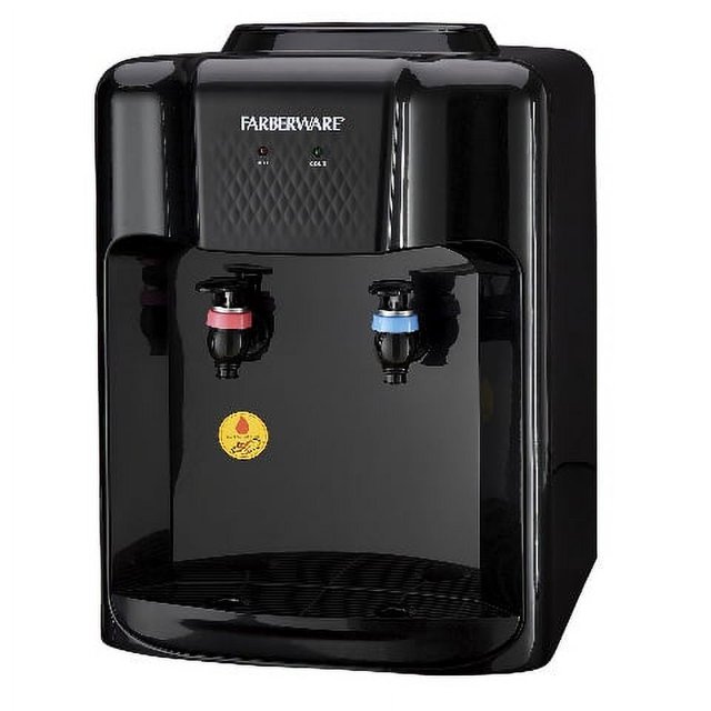 Farberware FWWD219 Countertop Black, Hot Cold Electric Water Cooler