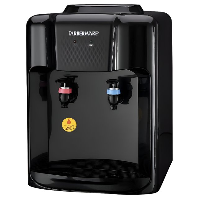 Farberware FWWD219 Countertop Electric Hot and Cold Water Cooler Dispenser in Black