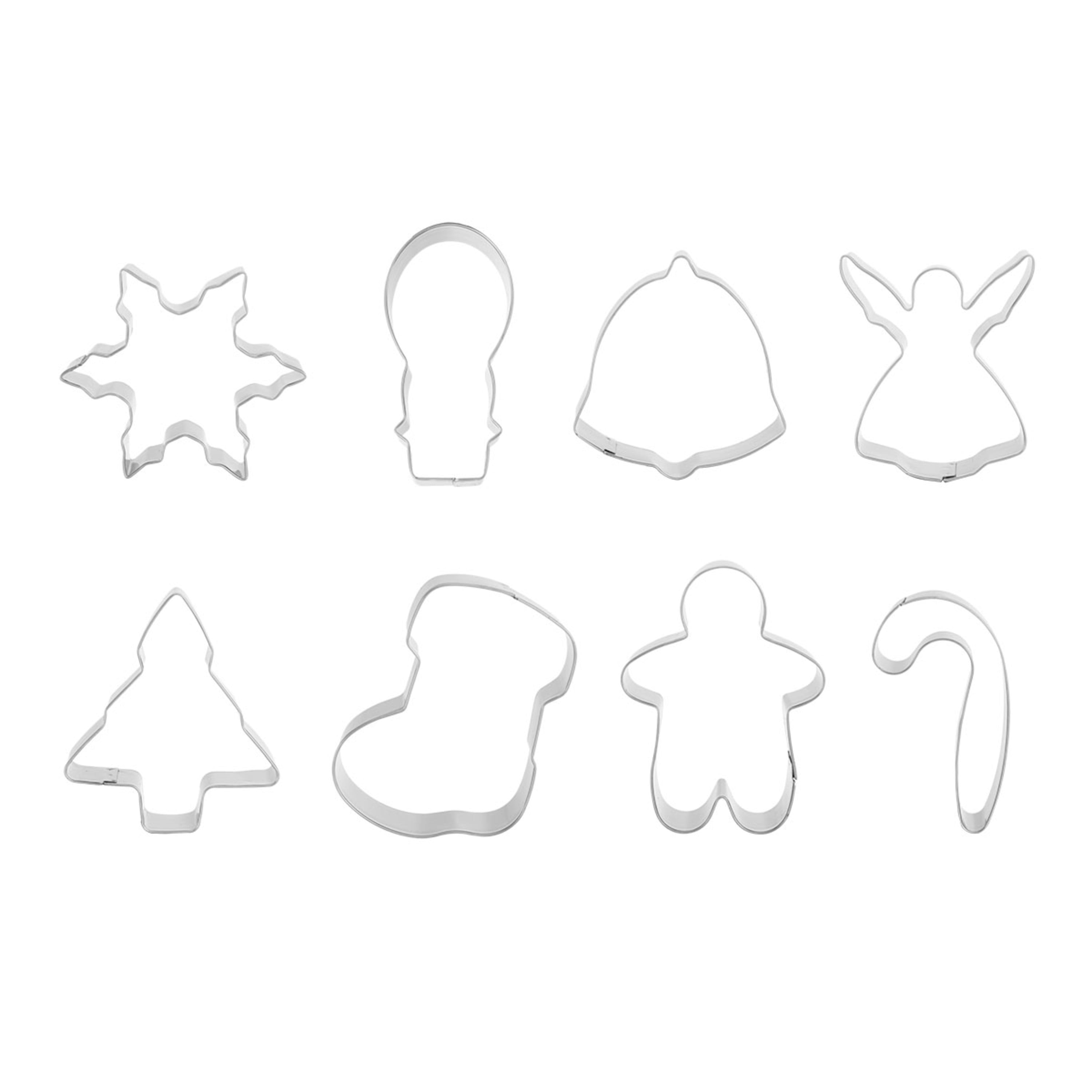 Farberware Holiday Stainless Steel Christmas Cookie Cutters - Walmart.com