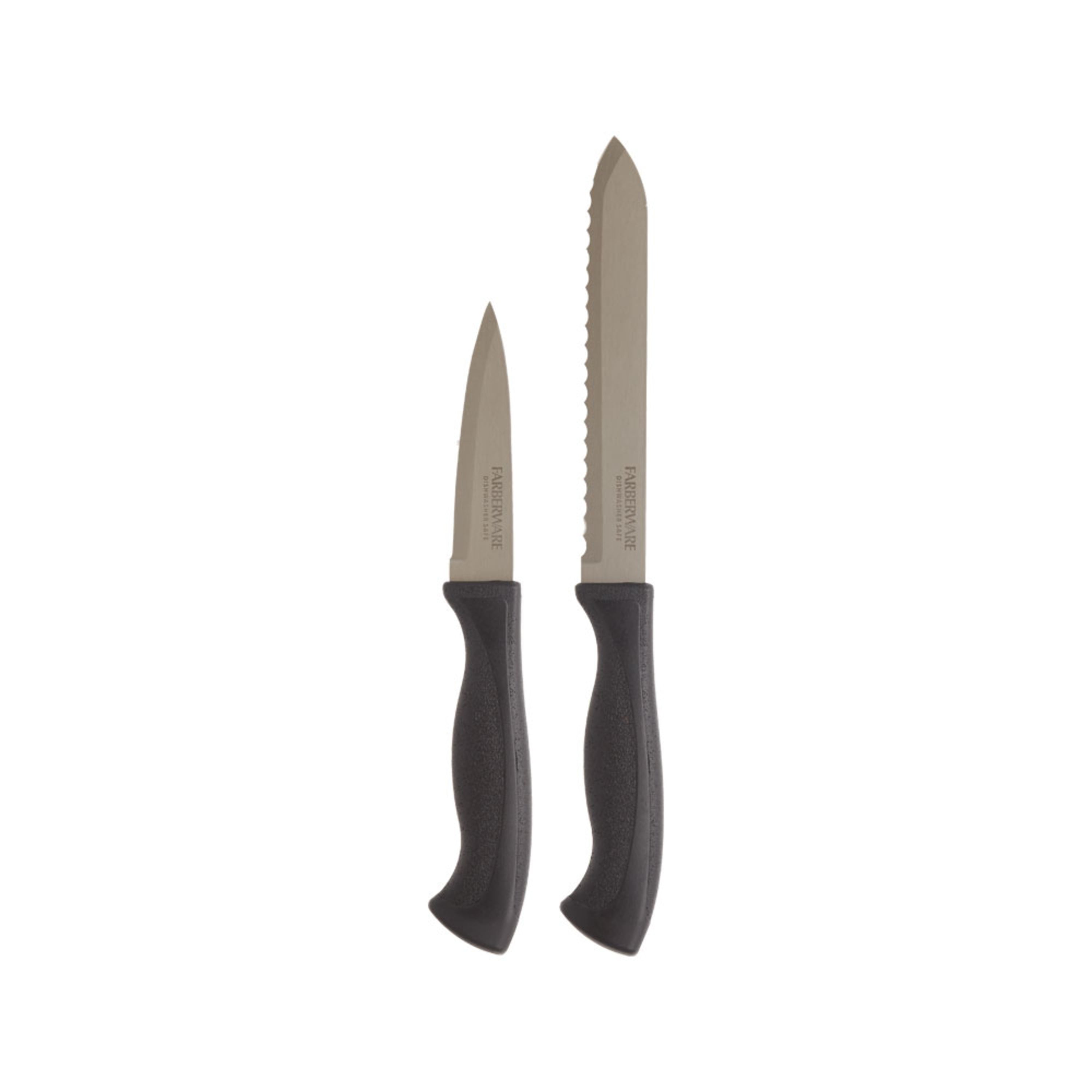 Farberware 5243363 Ceramic Knife Set, 2-Piece, Black