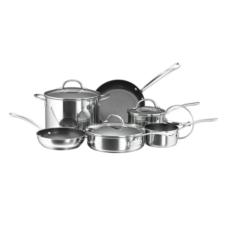 Farberware Millennium Stainless Steel Cookware Pots and Pans Set