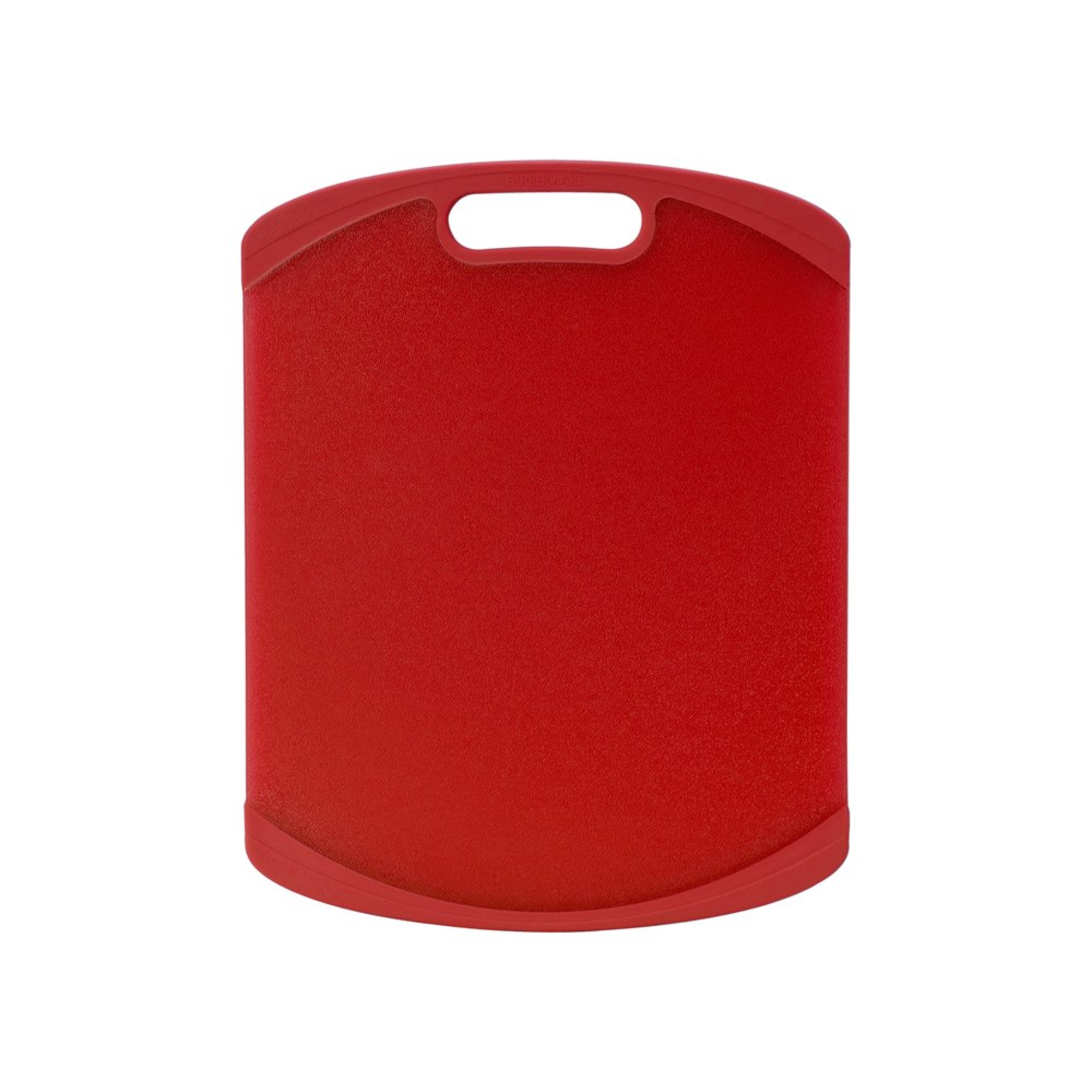Farberware Plastic 11-inch x 14-inch Nonslip Cutting Board, Translucent Red - image 1 of 6