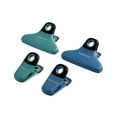 thumbnail image 1 of Farberware Pro 4-Piece Bag Clip Set (Blue & Green) - Durable Magnetic Clips for Kitchen Essentials, Pantry Accessories, Food Storage, Office Notes, Coupons, Home Organization, 1 of 6