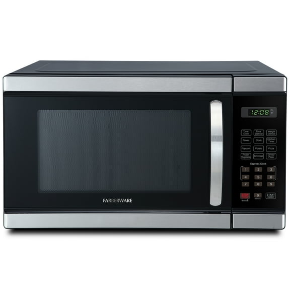 Farberware FMG13SS 1.3 Microwave Oven w LED Light/SENSOR 1100 Watts Stainless