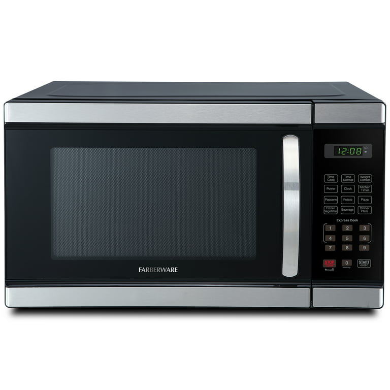 Farberware Professional 1.1 Cu. ft. 1000-Watt Countertop Microwave Oven,  Stainless Steel