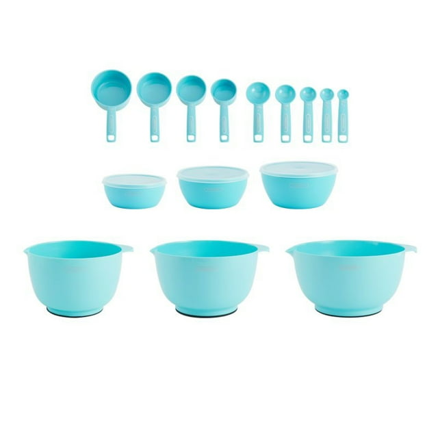 Farberware Professional 18-piece Mix and Measure Set in Aqua - Walmart.com