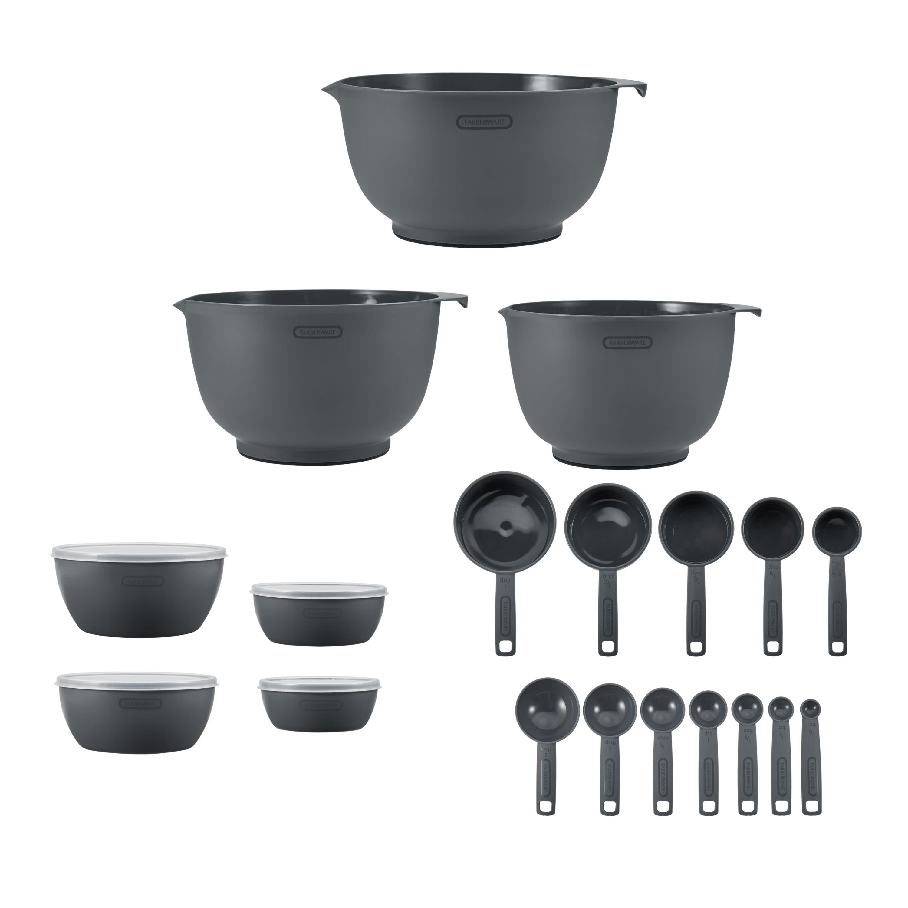 Farberware Professional 23-piece Gray Mix and Measure Baking Set - image 1 of 9