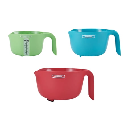 Farberware Professional 3 pc Mixing Bowl, Colander, Measuring Cup Set