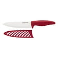 thumbnail image 1 of Farberware Professional 6-inch Ceramic Chef Knife with Red Blade Cover and Handle, 1 of 8
