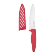 Farberware Professional 6-inch Ceramic Kitchen Chef Knife in Red