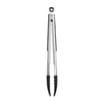 thumbnail image 1 of Farberware Professional Black Silicone Tip Stainless Steel Tongs, 1 of 5