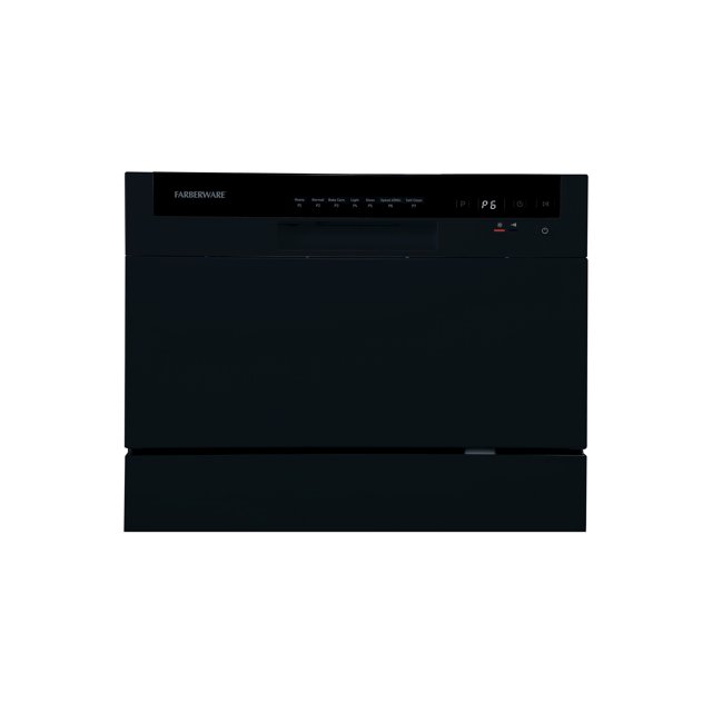 Farberware Professional FCD06ABBBKA 6Pieces Countertop Dishwasher